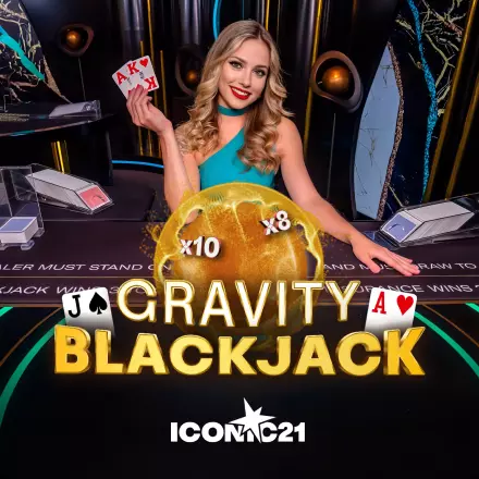Gravity Blackjack live dealer spel ZumoBet Casino